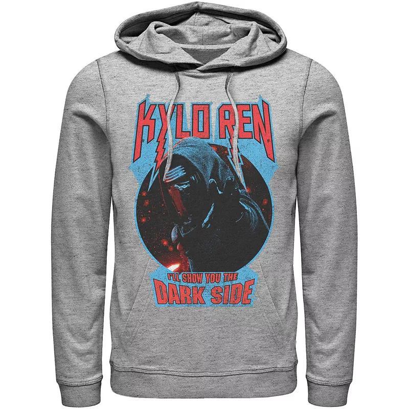 Men's Star Wars Kanji Title Card Hoodie, Size: Large, Grey Heather Product Image