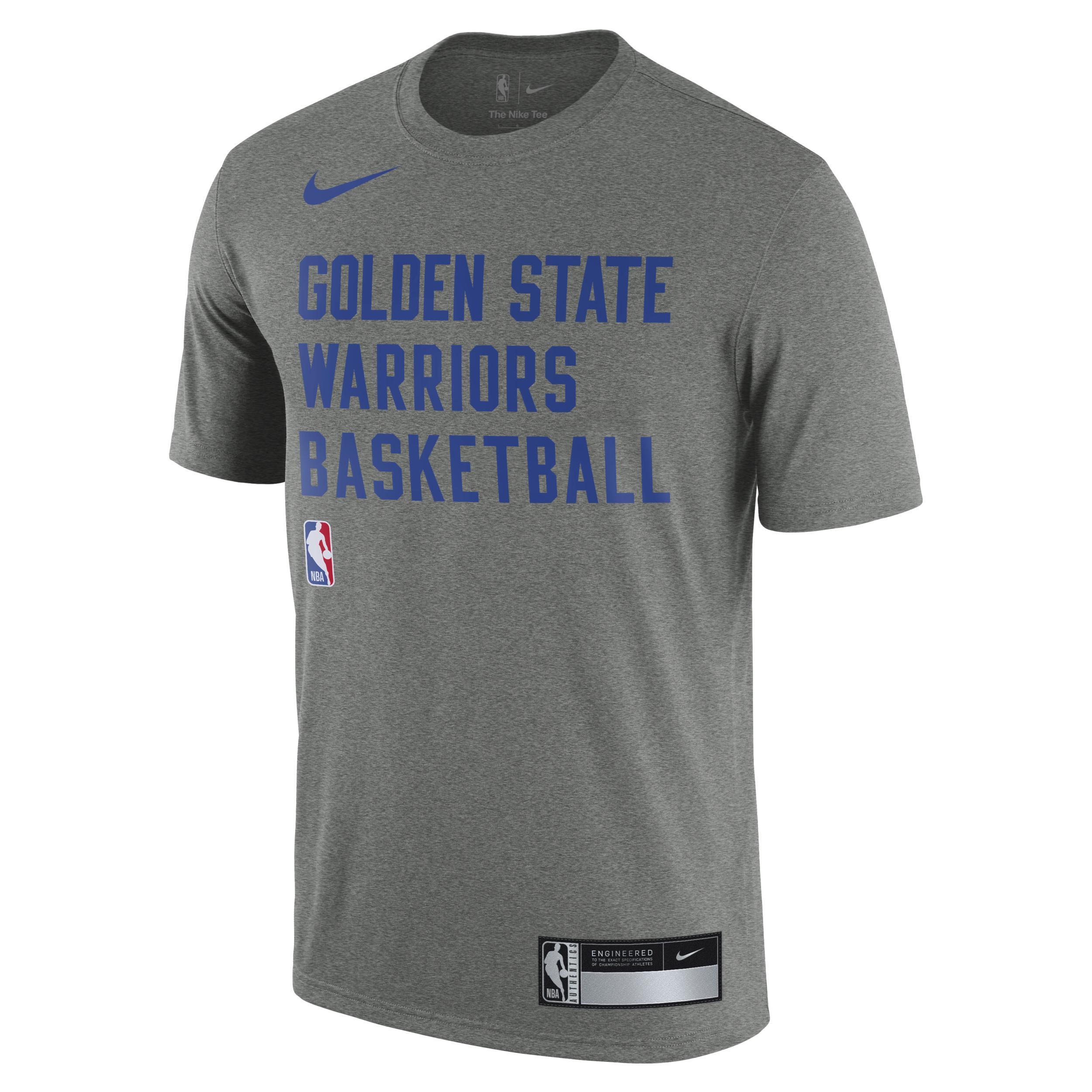 Mens Nike Heather Gray Golden State Warriors 2023/24 Sideline Legend Performance Practice T-shirt Product Image
