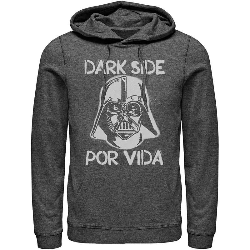 Men's Star Wars Darth Vader Dark Side Por Vida Stamp Hoodie, Size: Large, Blue Product Image