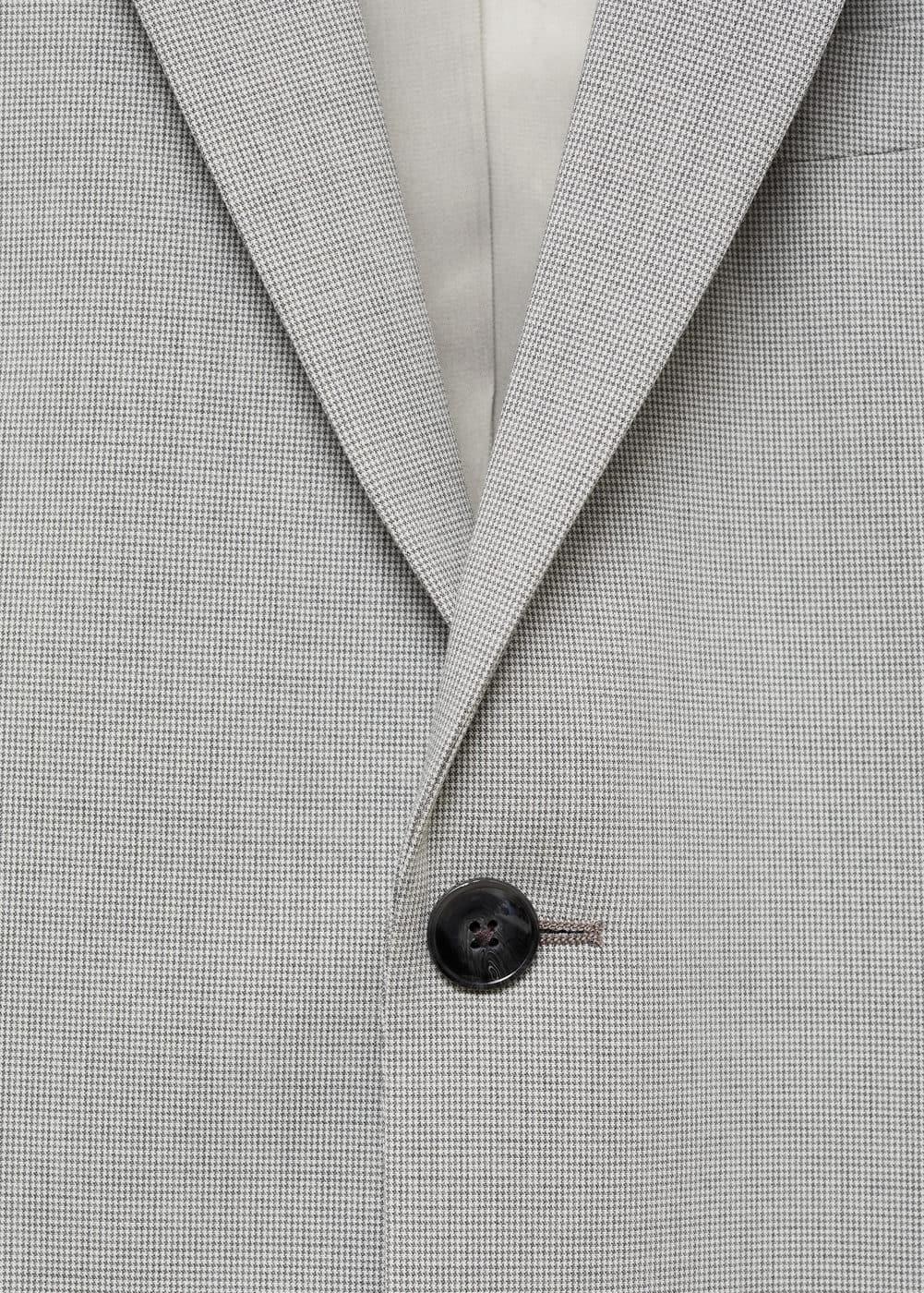 Super slim-fit suit jacket in stretch fabric - Men | MANGO USA Product Image