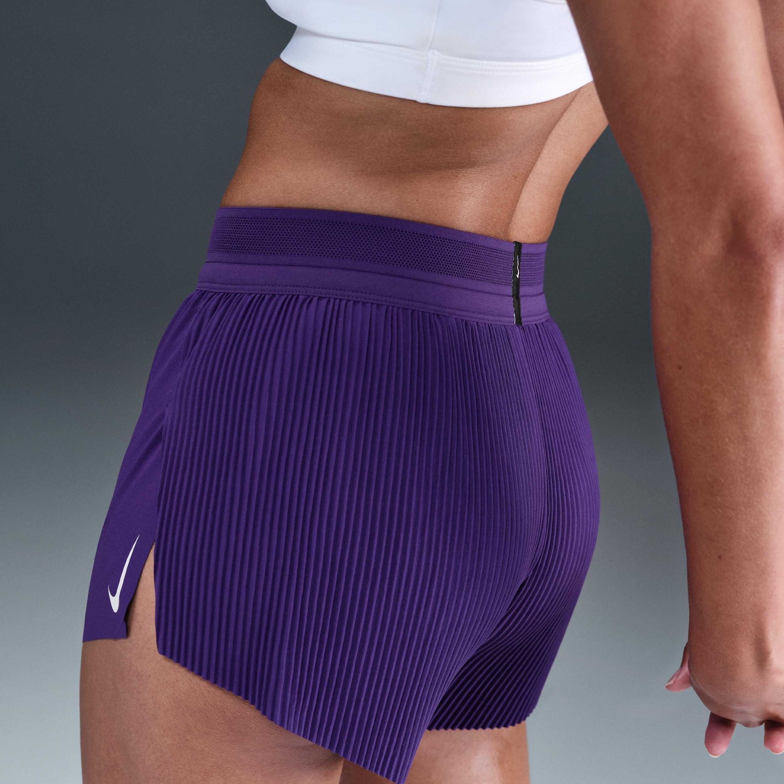 Nike Women's AeroSwift Dri-FIT ADV Mid-Rise 3" Brief-Lined Running Shorts Product Image