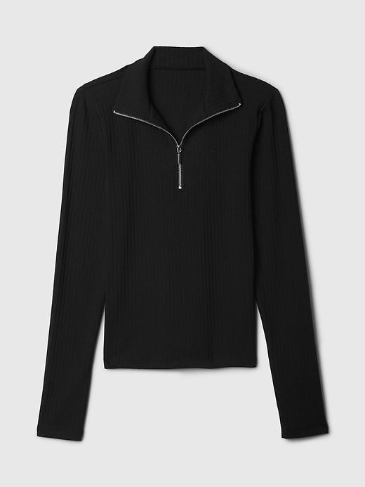 Modern Rib Half-Zip Pullover Product Image
