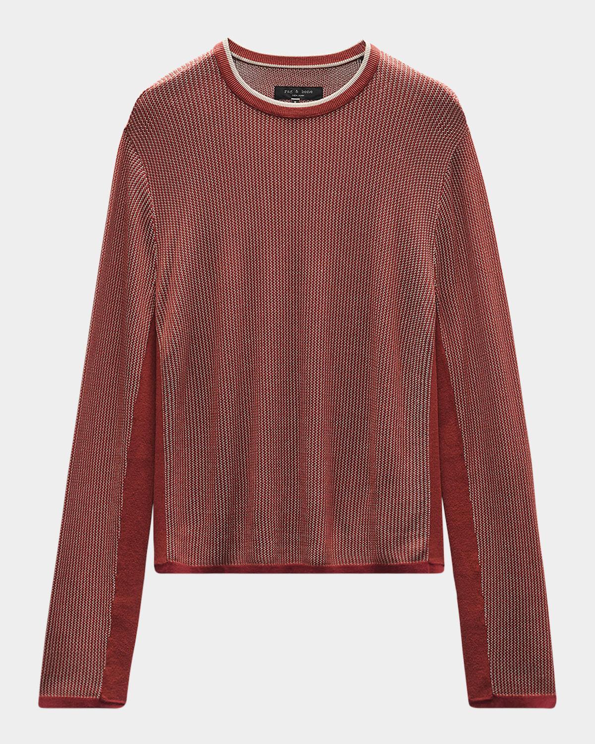 Mens Harvey Cotton-Blend Crewneck Sweater Product Image
