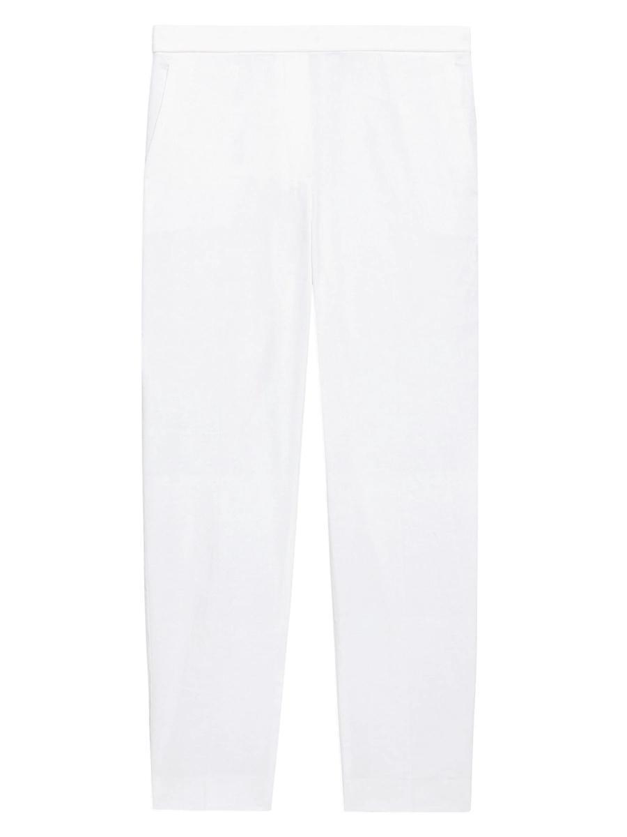 Treeca Good Linen Cropped Pull-On Ankle Pants Product Image