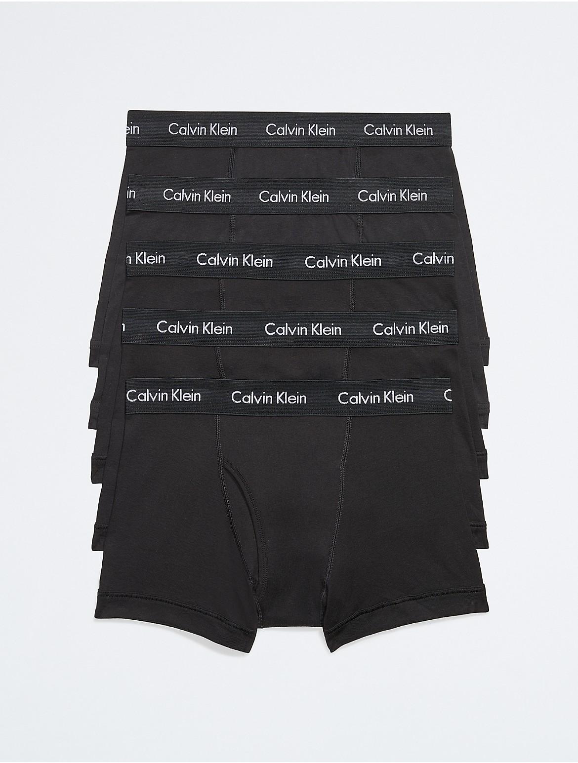 Calvin Klein Men's Cotton Classics 5-Pack Trunk - White - XXL Product Image
