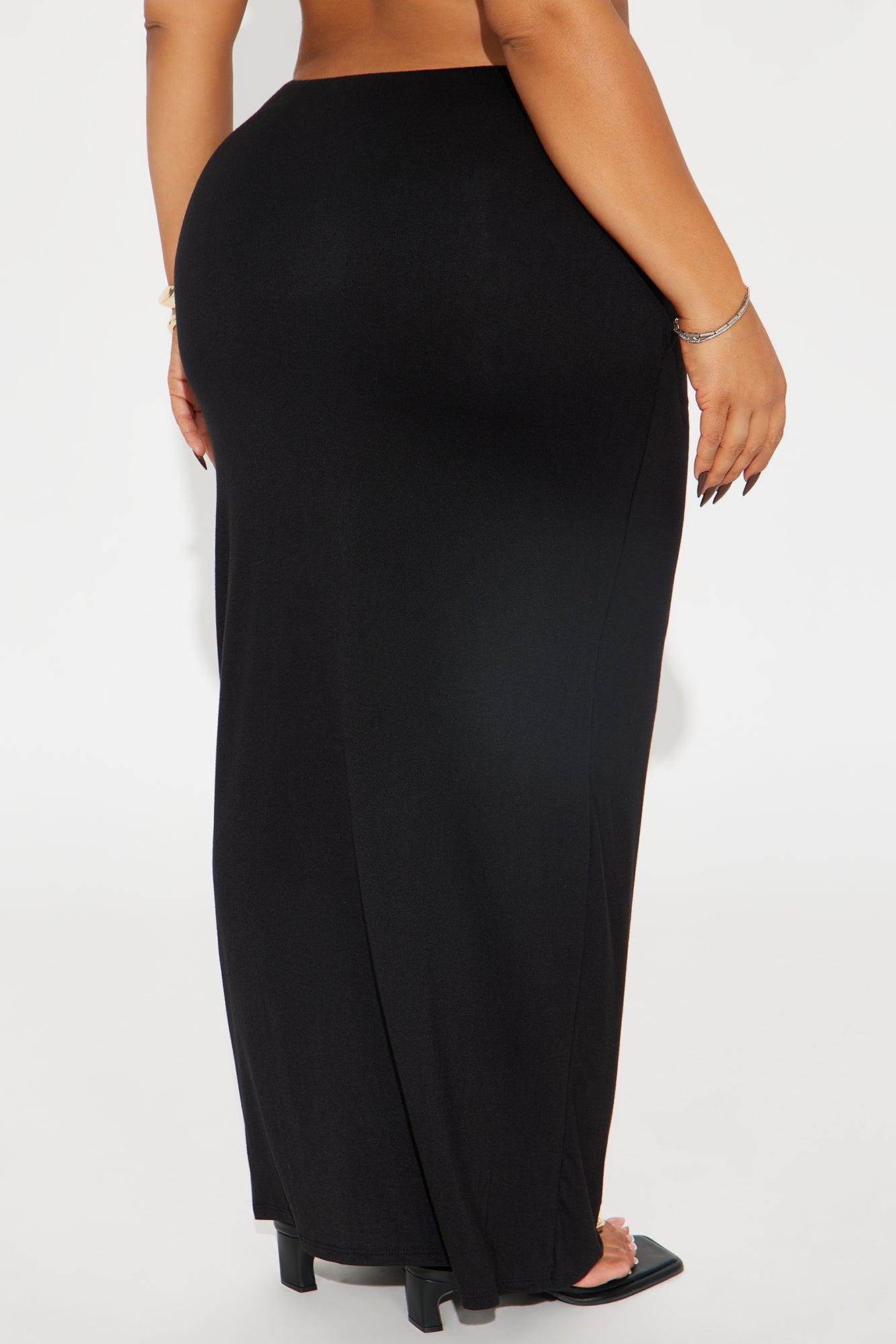 Somewhere In Paradise Maxi Skirt - Black Product Image