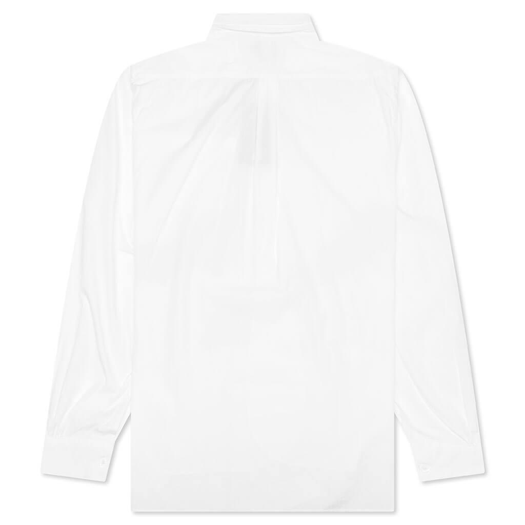 Double Round Collar Shirt - Off White Male Product Image
