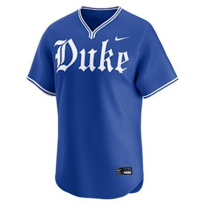 Mens Nike Duke Blue Devils Home College Limited Baseball Jersey Product Image