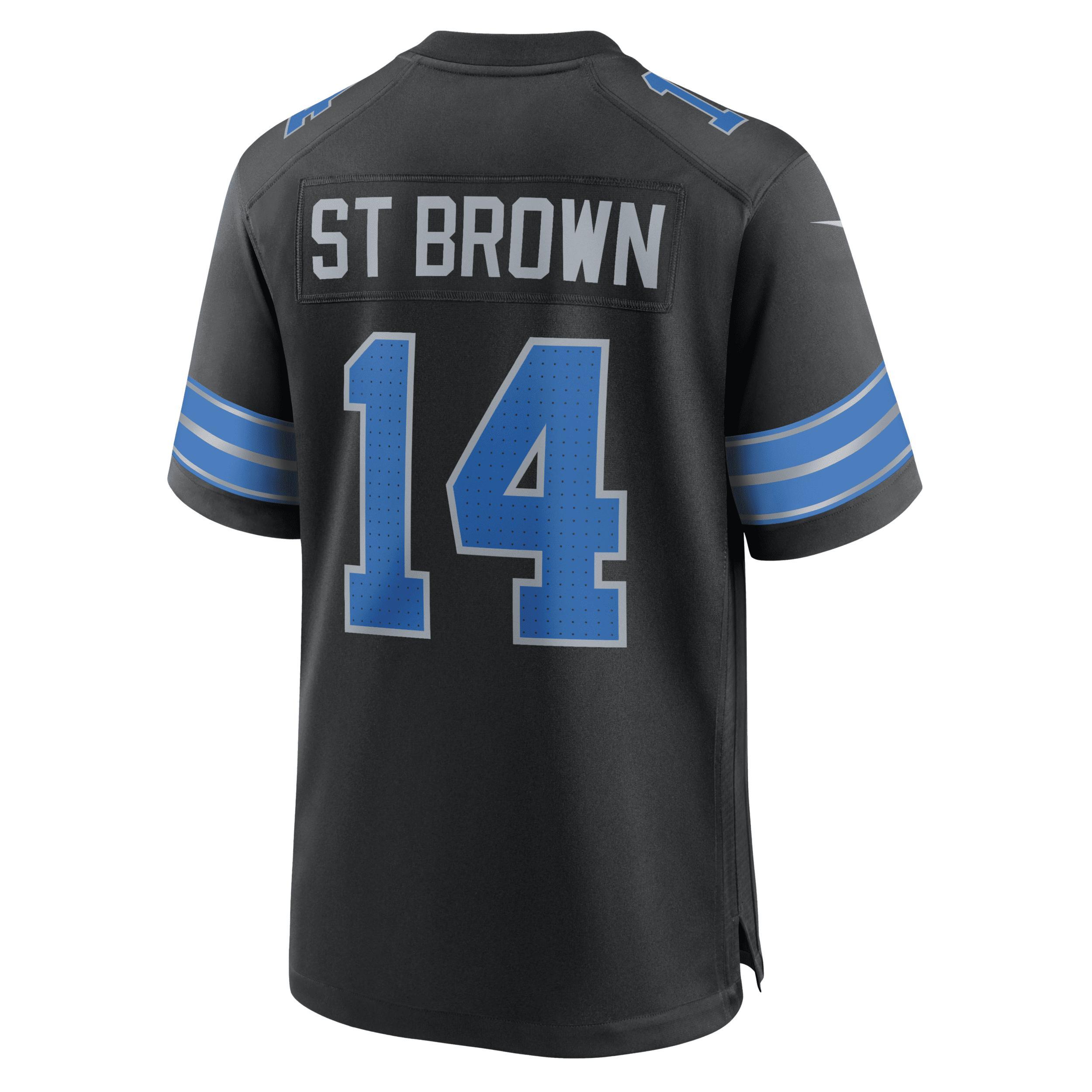 Amon-Ra St. Brown Detroit Lions Nike Men's NFL Game Football Jersey Product Image