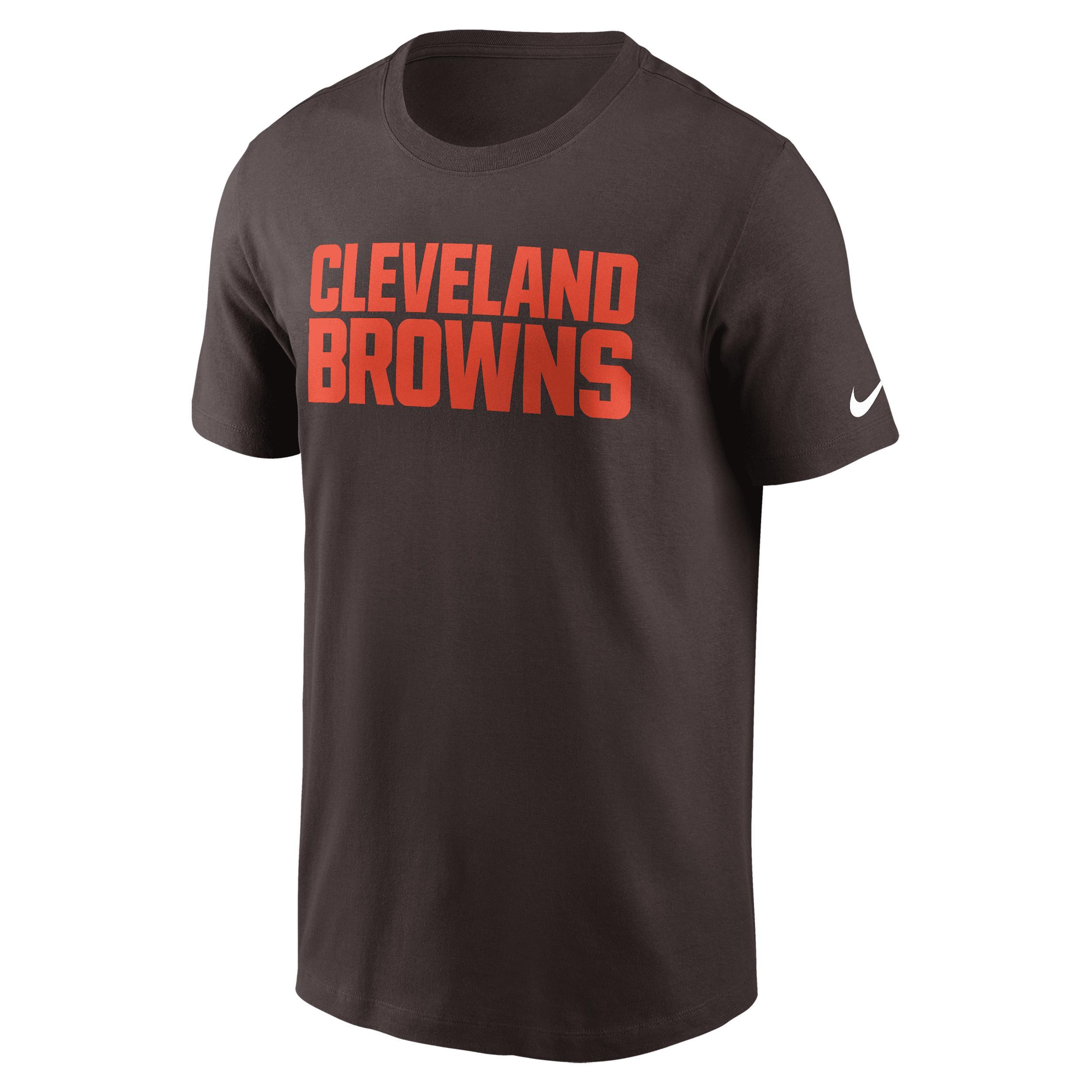 Cleveland Browns Primetime Wordmark Essential Nike Men's NFL T-Shirt Product Image