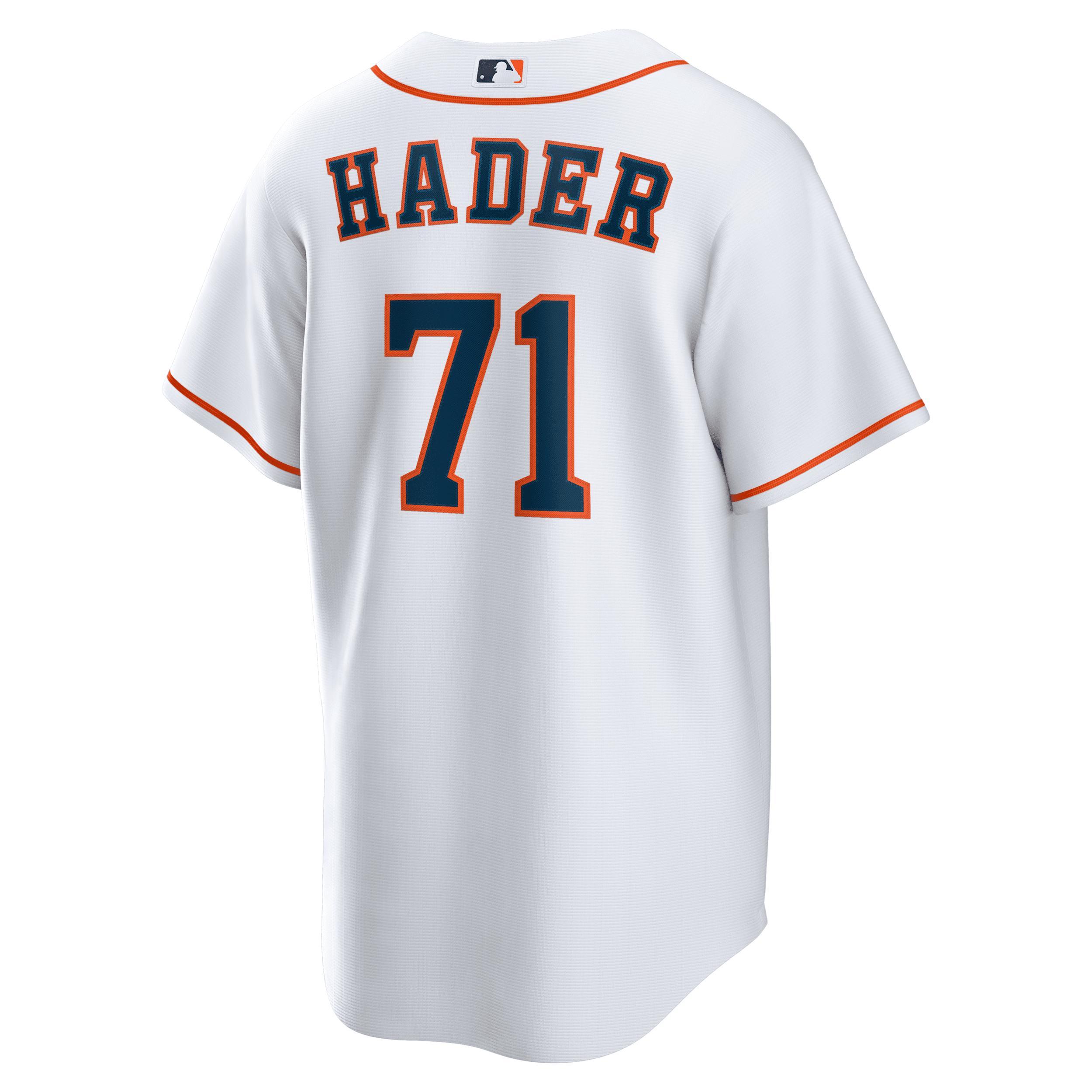 Men's Nike Josh Hader White Houston Astros Home Replica Player Jersey, Size: 2XL Product Image