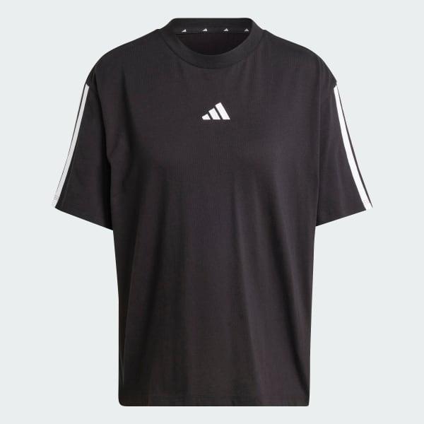 Essentials 3-Stripes Boyfriend Tee Product Image