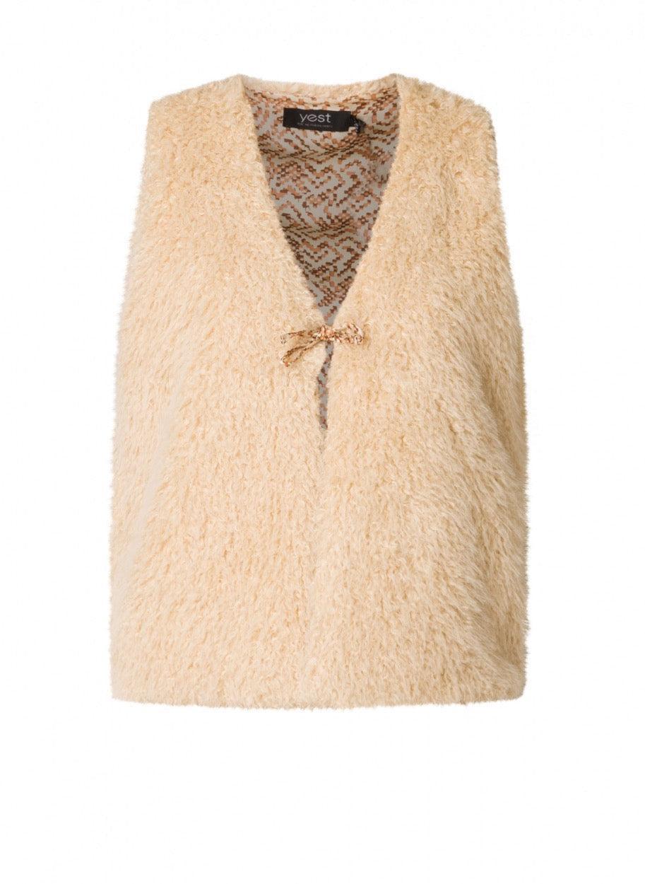 Yesta Safiya Faux Fur Reversible Vest Product Image