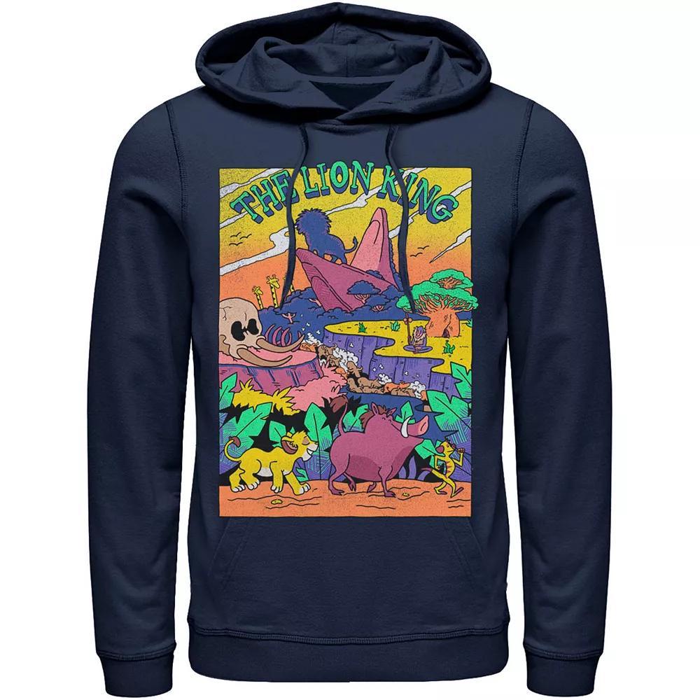 Disney's Lion King Men's Legend of Lion King Colorful Hoodie, Size: Small, Blue Product Image