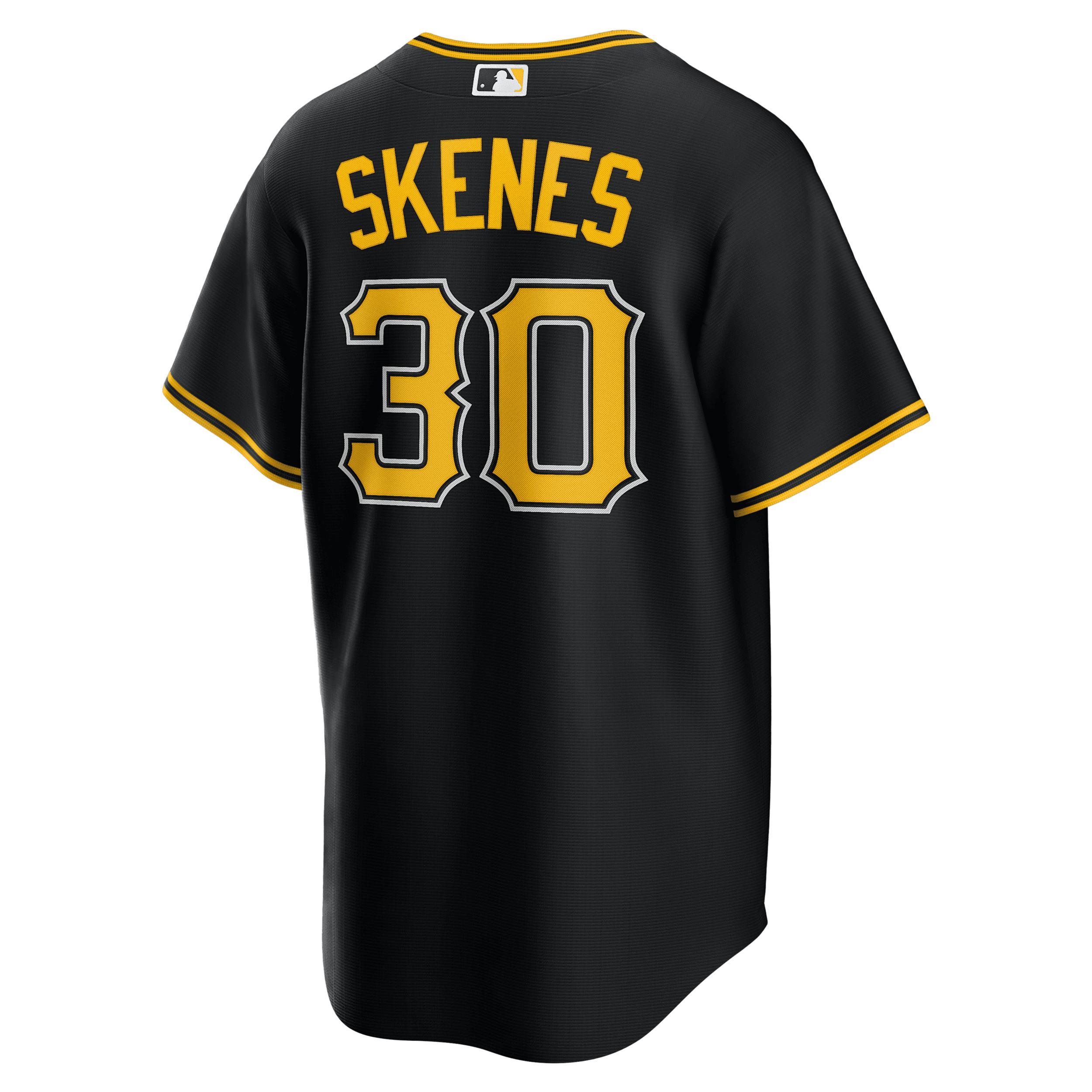 Paul Skenes Pittsburgh Pirates Nike Men's MLB Replica Jersey Product Image
