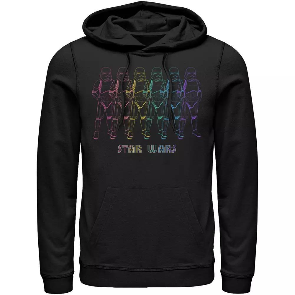 Men's Star Wars Kanji Title Card Hoodie, Size: Large, Grey Heather Product Image