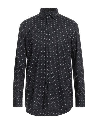 HUGO BOSS Boss Man Shirt Black Size 17 Cotton, Elastane Product Image
