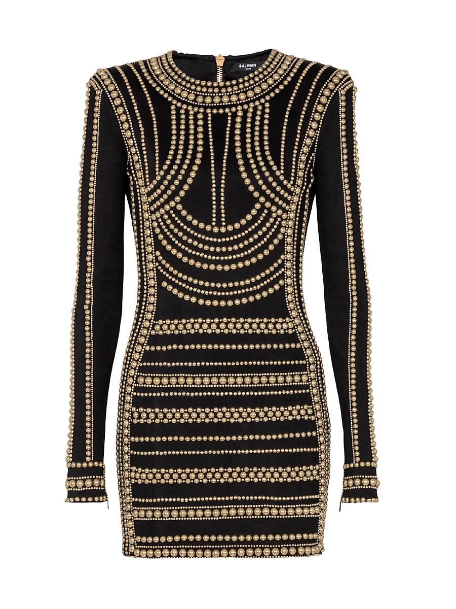 Womens Disney x Balmain: The Lion King Beaded Minidress Product Image
