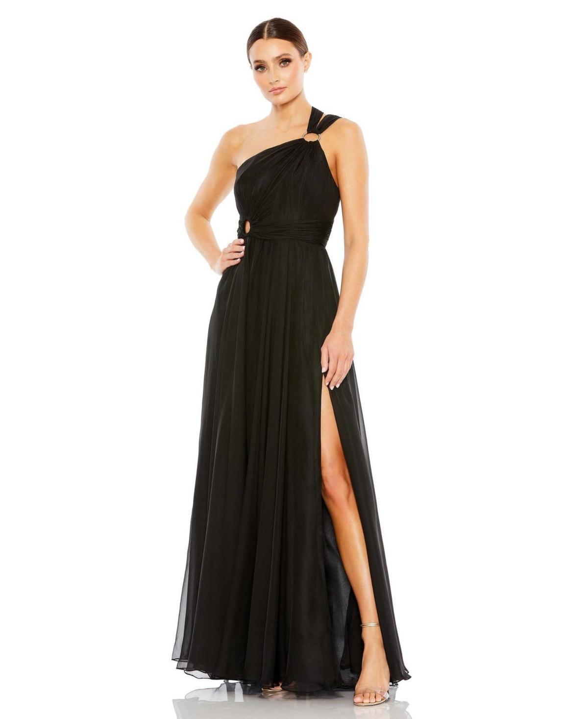 Womens Ieena Strappy One-Shoulder Gown Product Image