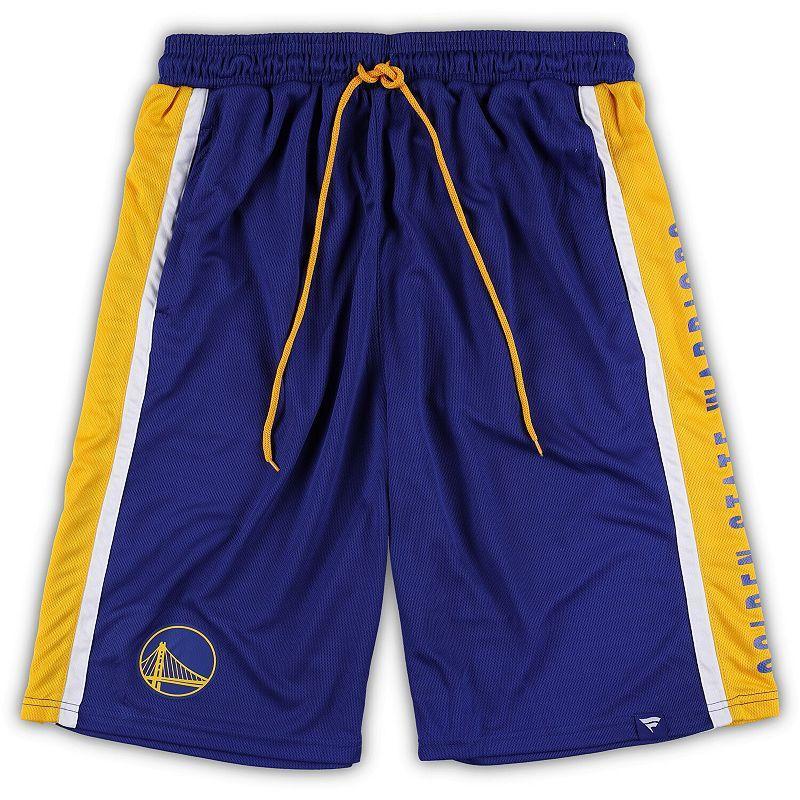 Men's Fanatics Branded Royal Golden State Warriors Big & Tall Referee Iconic Mesh Shorts, Size: 2XLT, Blue Product Image