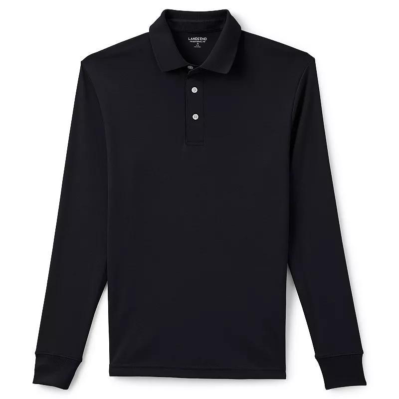 Men's Lands' End Soft Supima Polo, Size: Medium, White Product Image