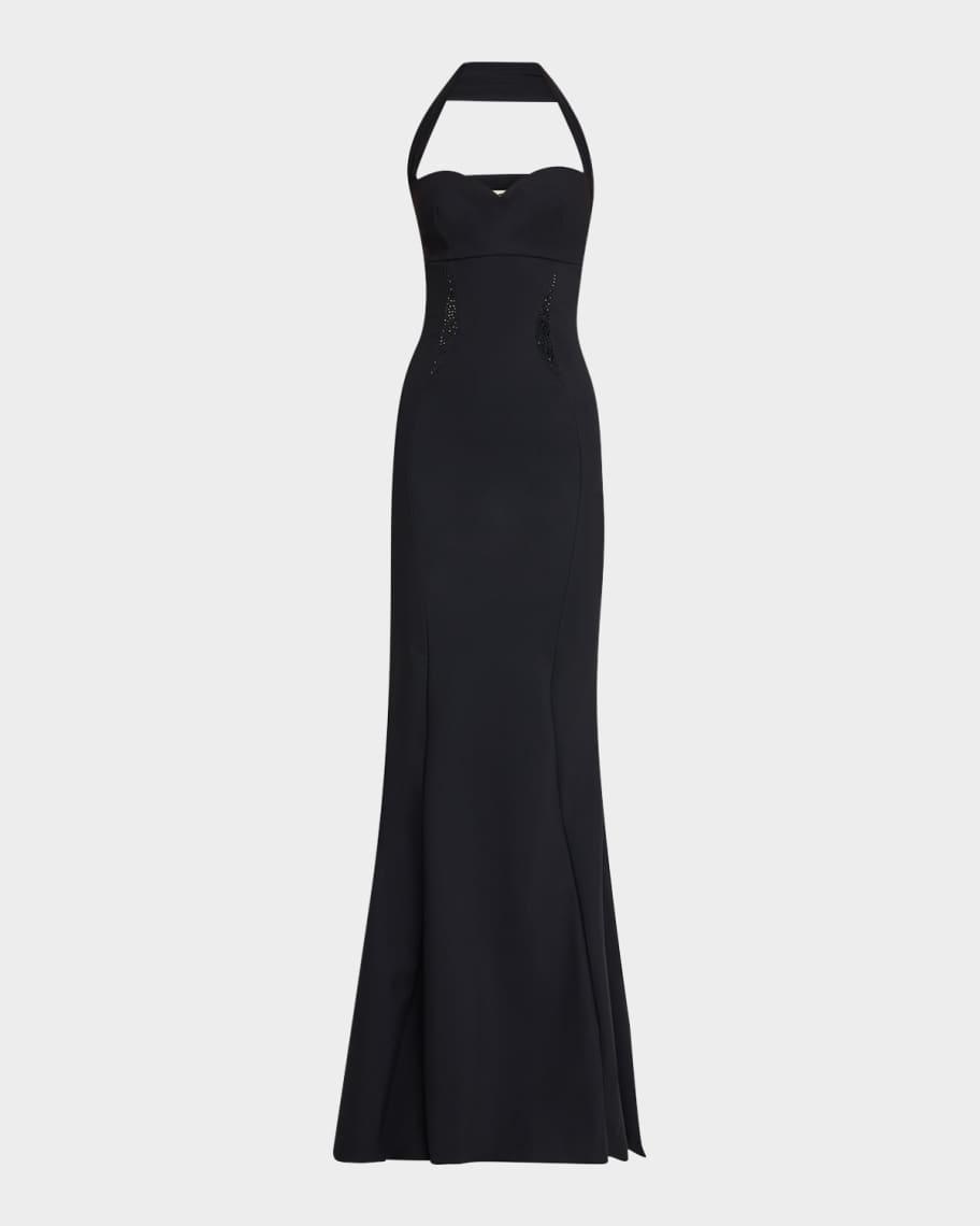 Aryas Rhinestone-Embellished Sweetheart Gown Product Image