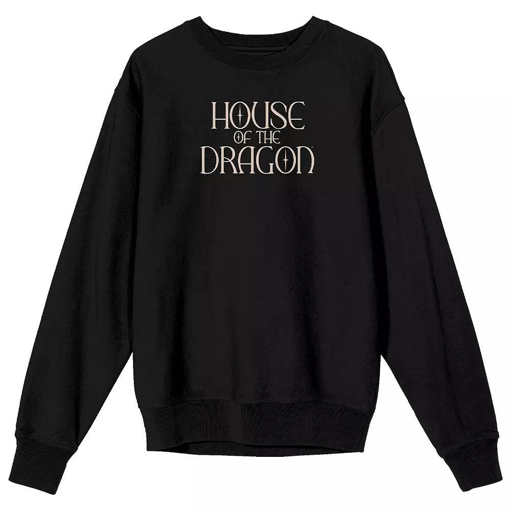 Men's House Of The Dragon Family Tree Long Sleeve Graphic Tee, Size: Large, Black Product Image