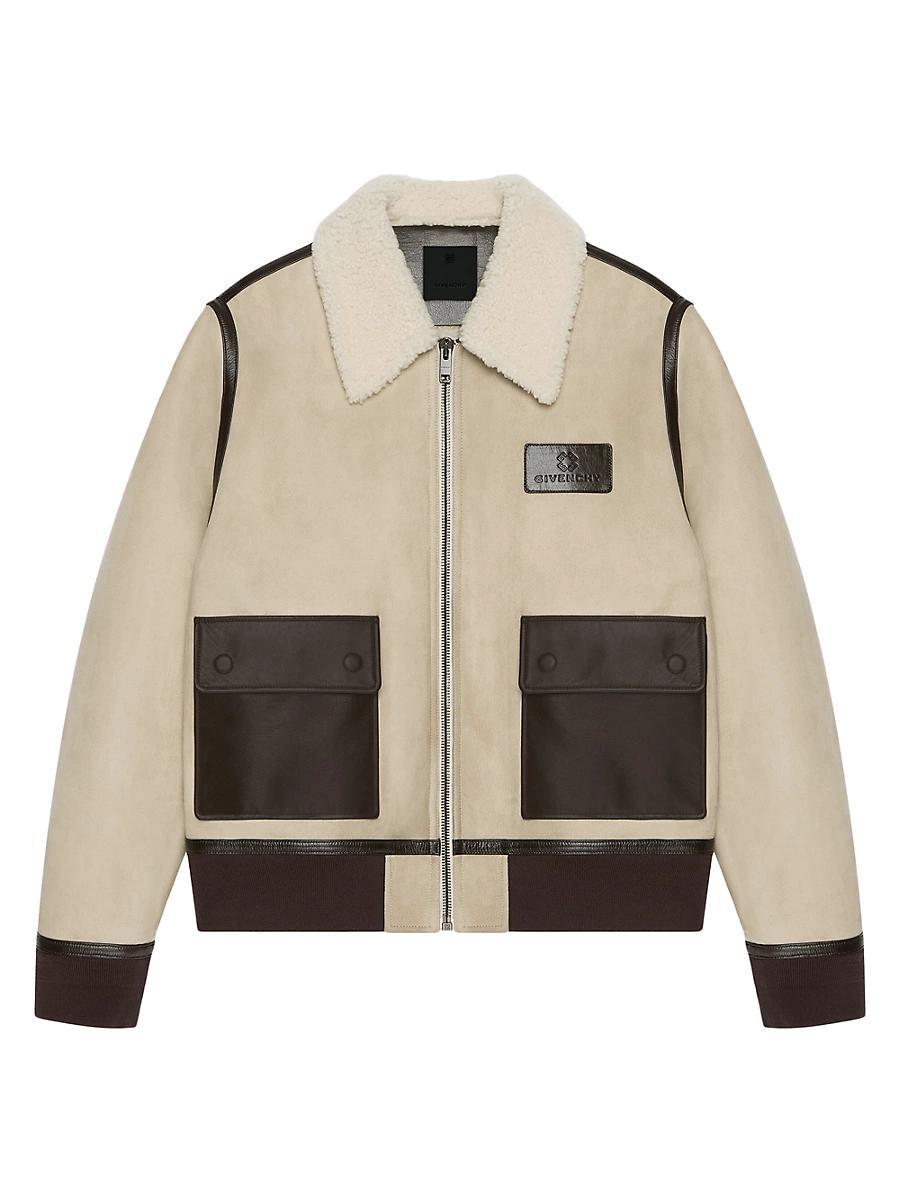 Mens Aviator Jacket in Shearling Product Image