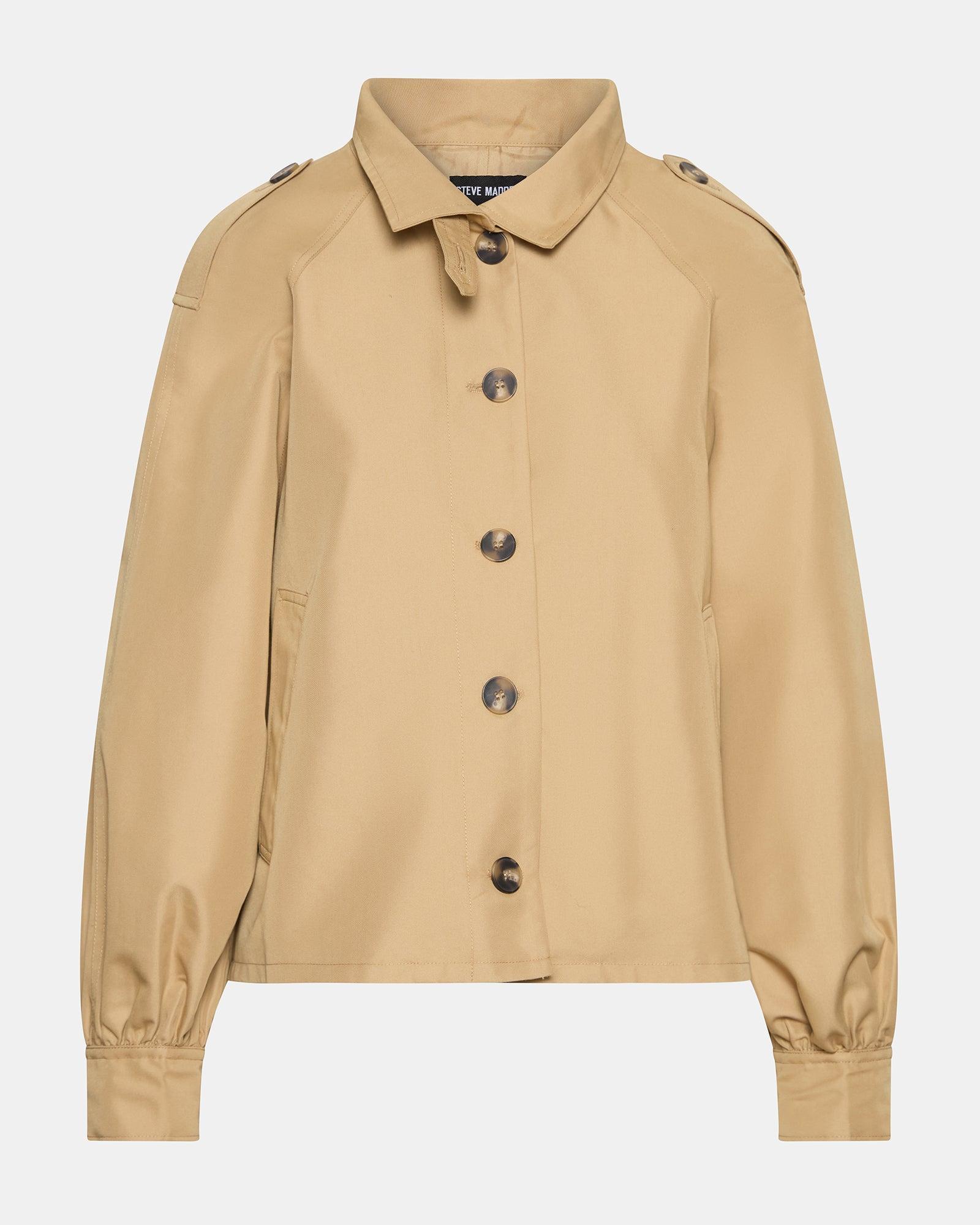 KAYLEE JACKET MEDIUM KHAKI Female Product Image