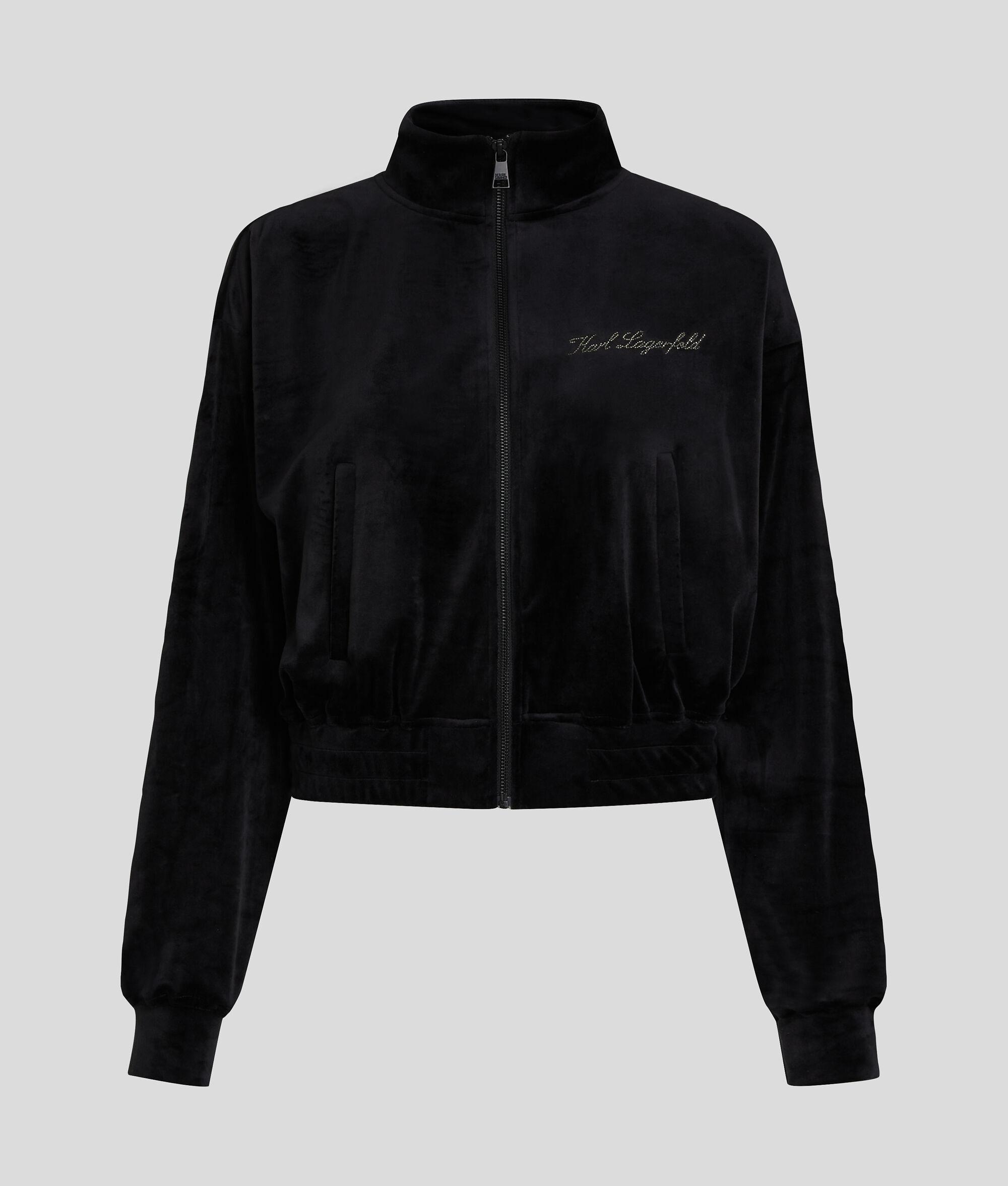 HOTEL KARL VELOUR ZIP-UP SWEATSHIRT Product Image