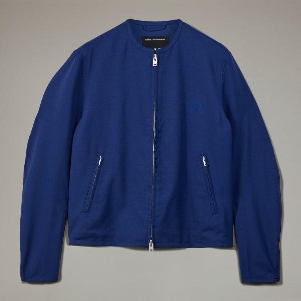 adidas Y-3 Mesh 3-Stripes Track Top Dark Blue XS Mens Product Image