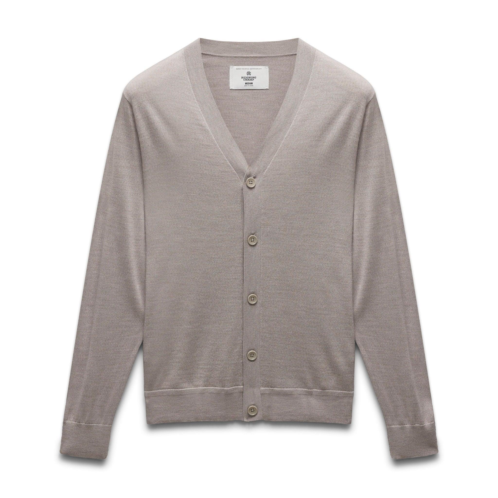Lightweight Merino Harry Cardigan Male Product Image