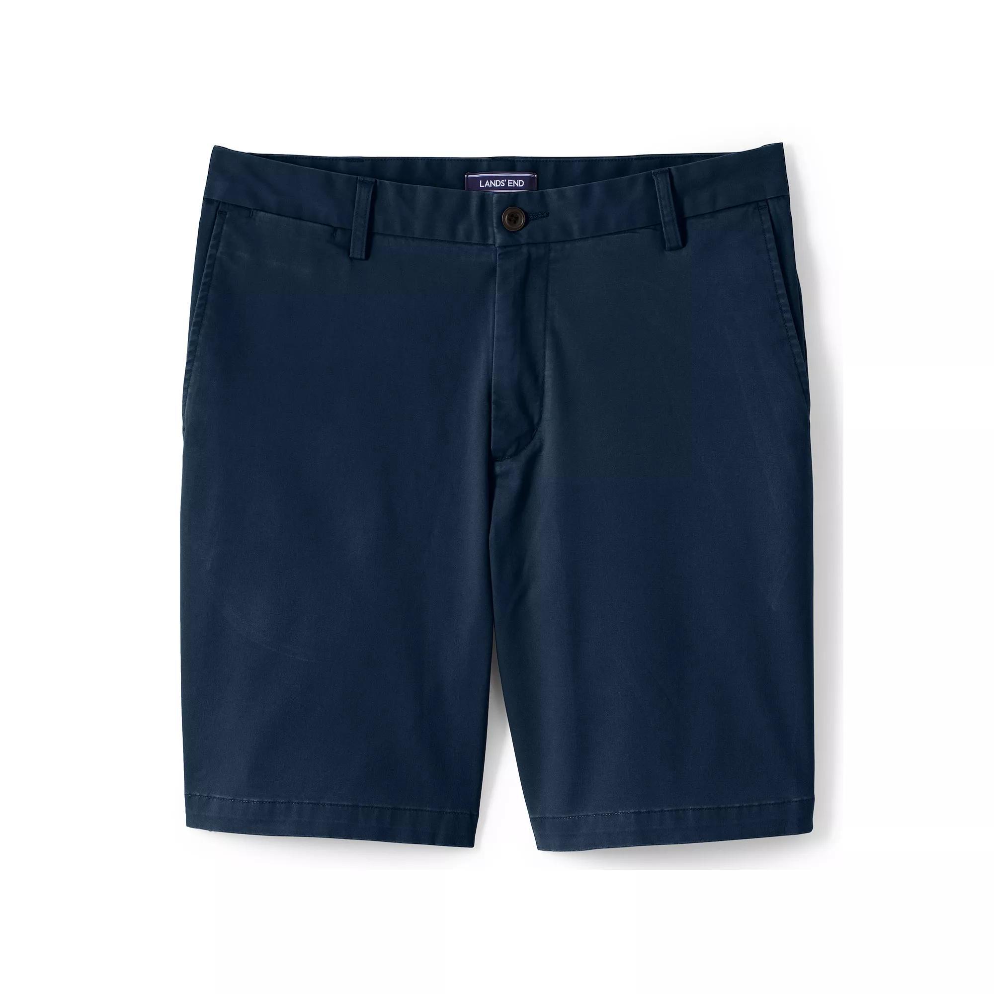 Men's Lands' End Traditional-Fit Comfort-First 9-inch Knockabout Chino Shorts, Size: 30, Radiant Blue Product Image