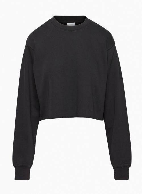 boyfriend cropped sweatshirt Product Image