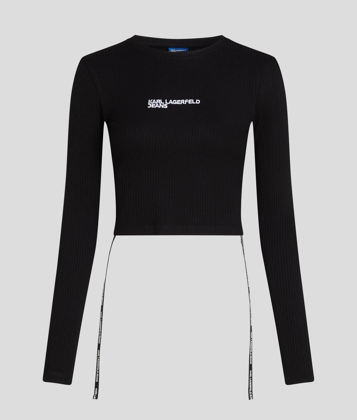LONG-SLEEVED RIBBED T-SHIRT Product Image