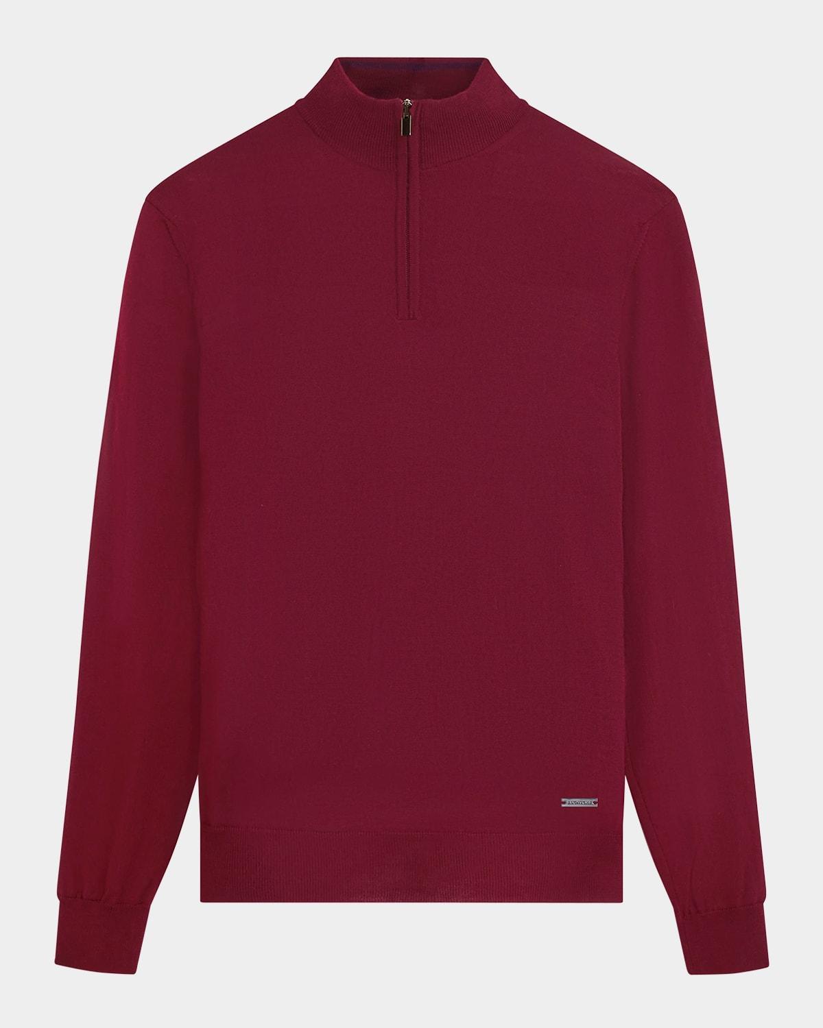Organic Quarter Zip - Seaside Blue Product Image