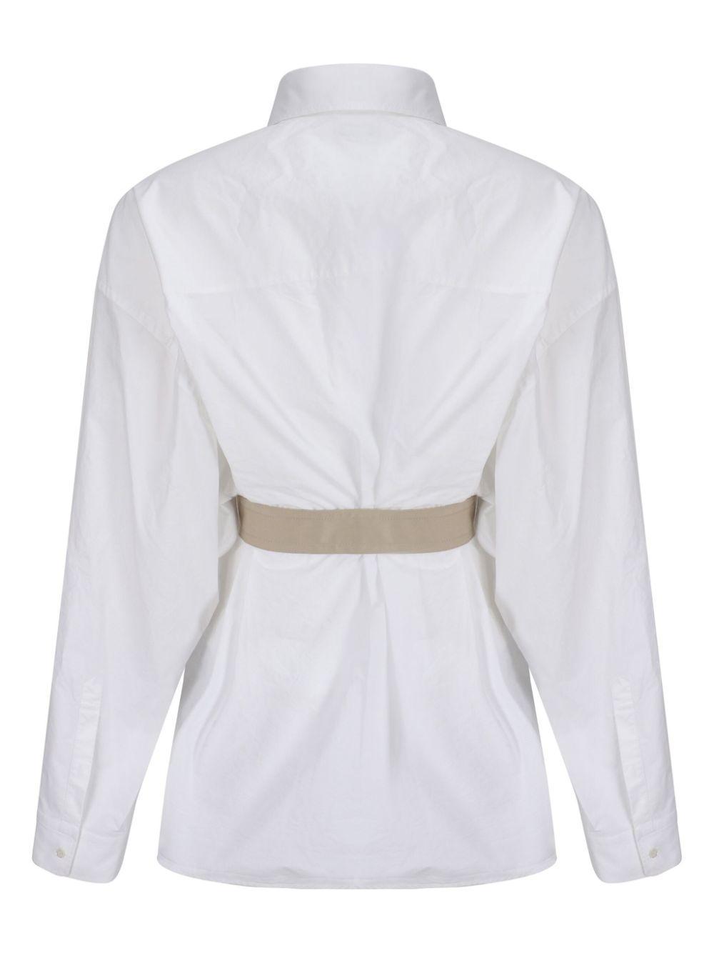 belted shirt Product Image