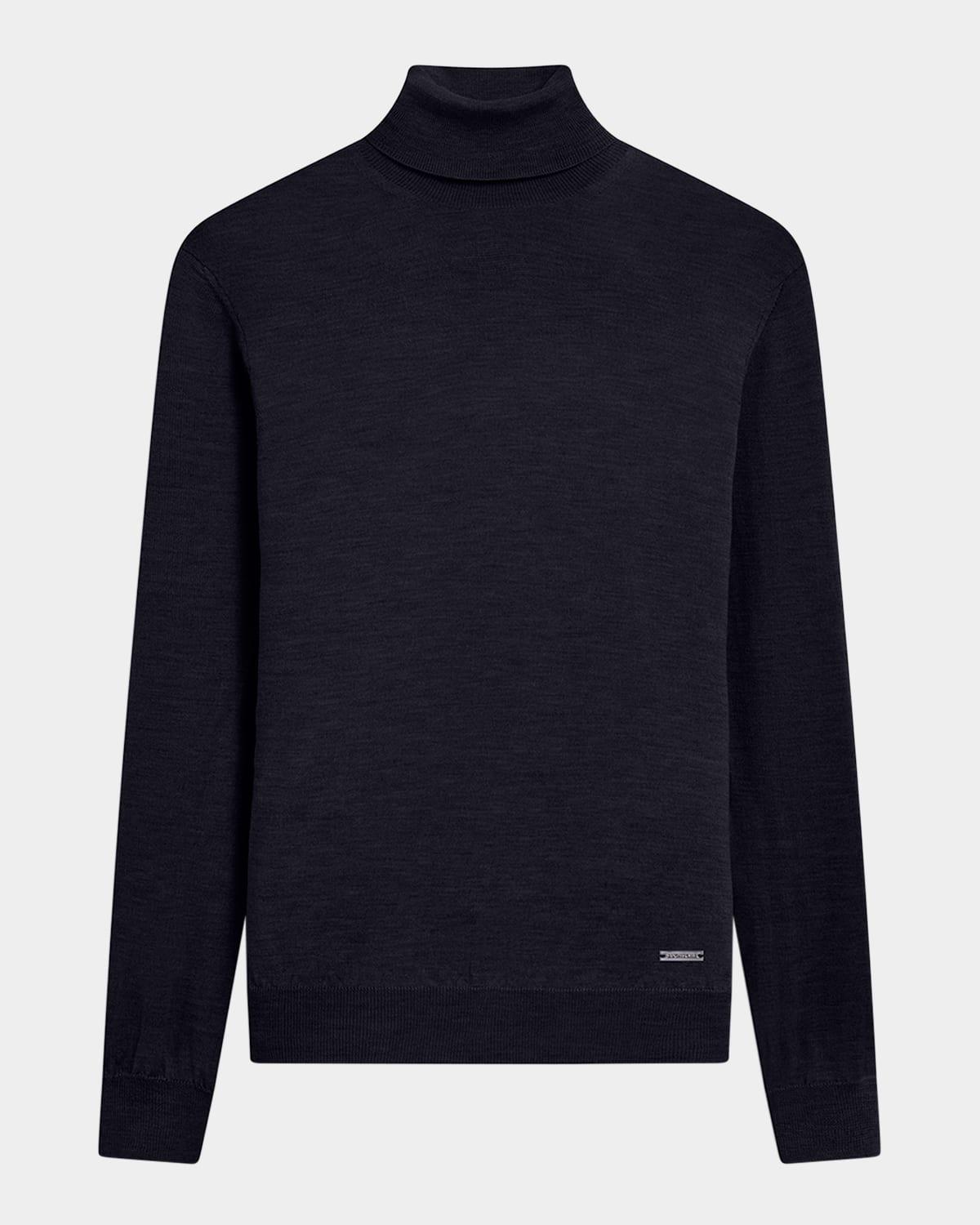Mens Wool Turtleneck Sweater Product Image