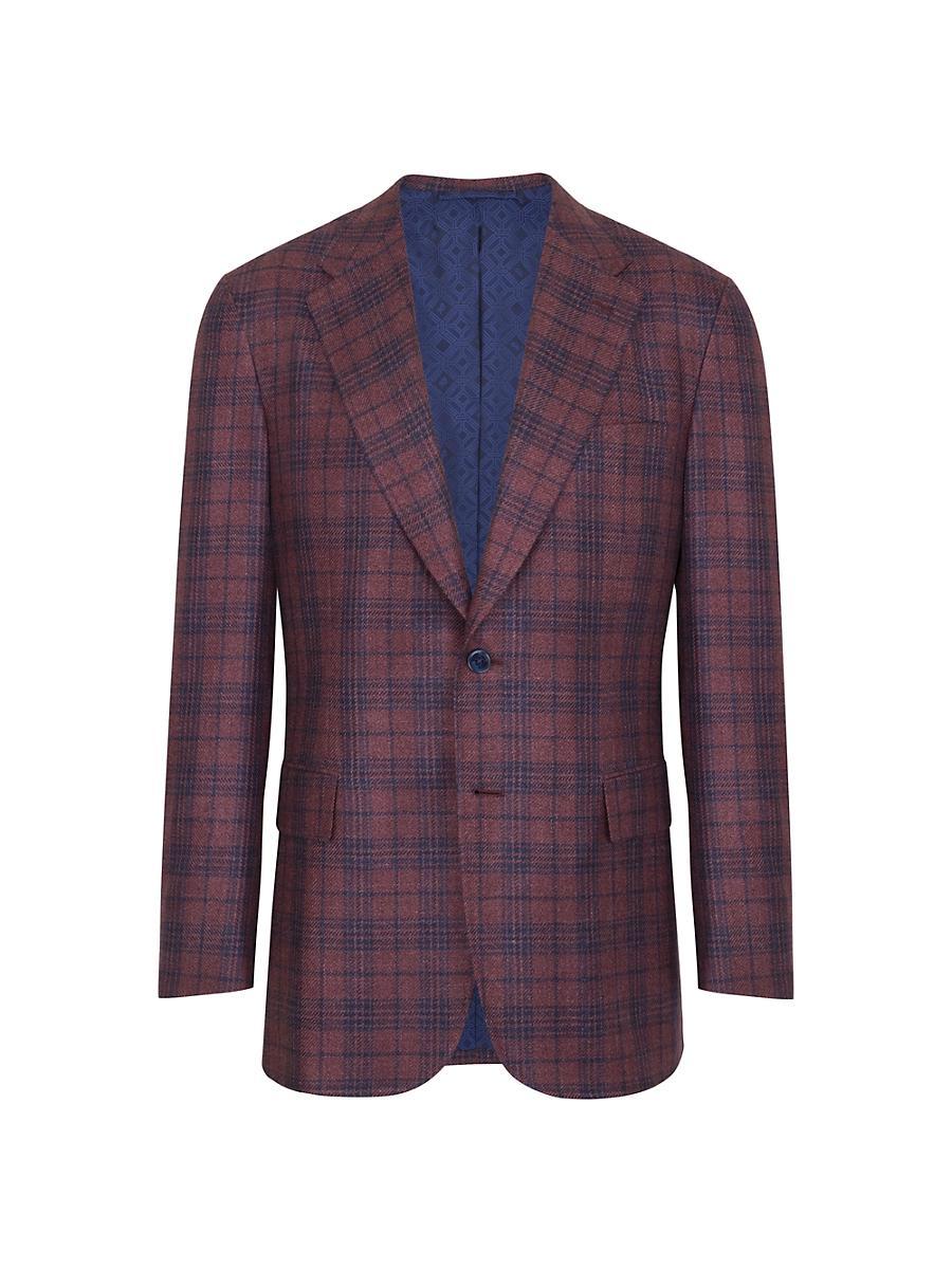 Mens Woven Blazer 2 Buttons Product Image