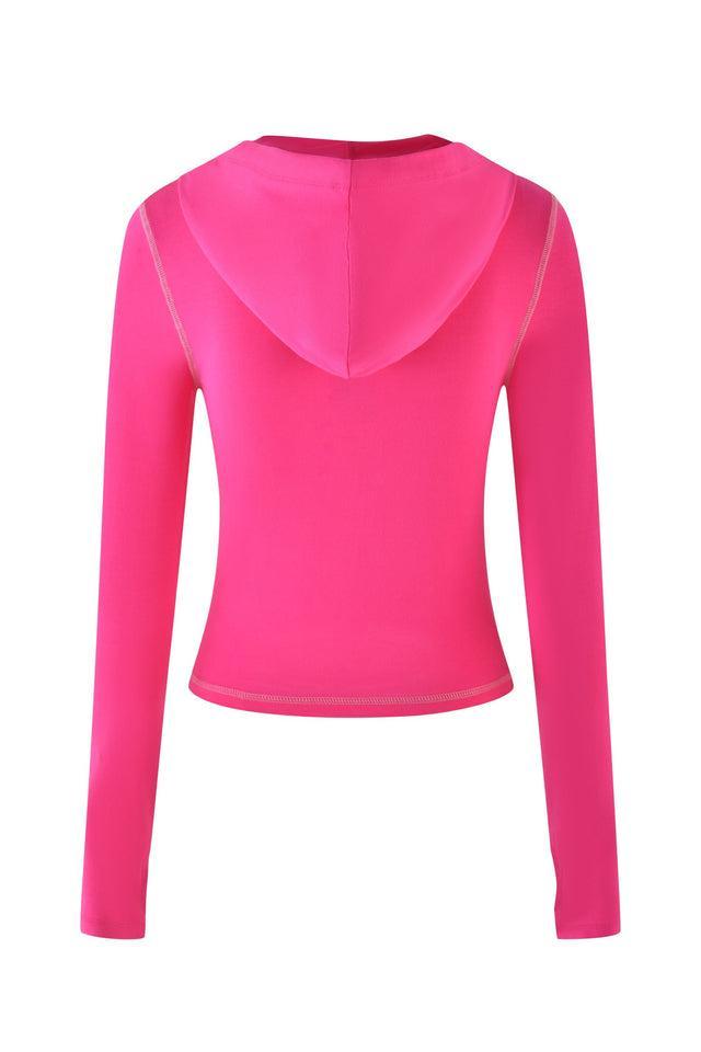 BLARE HOODIE - PINK : HOT PINK Product Image