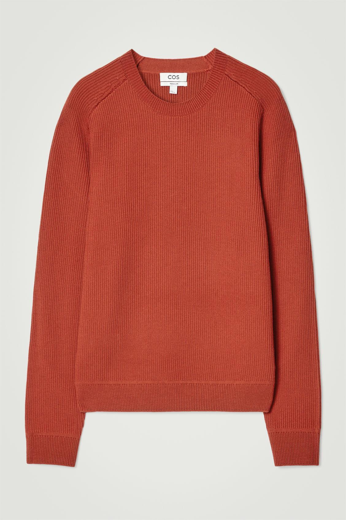 RIBBED MERINO WOOL SWEATER Product Image
