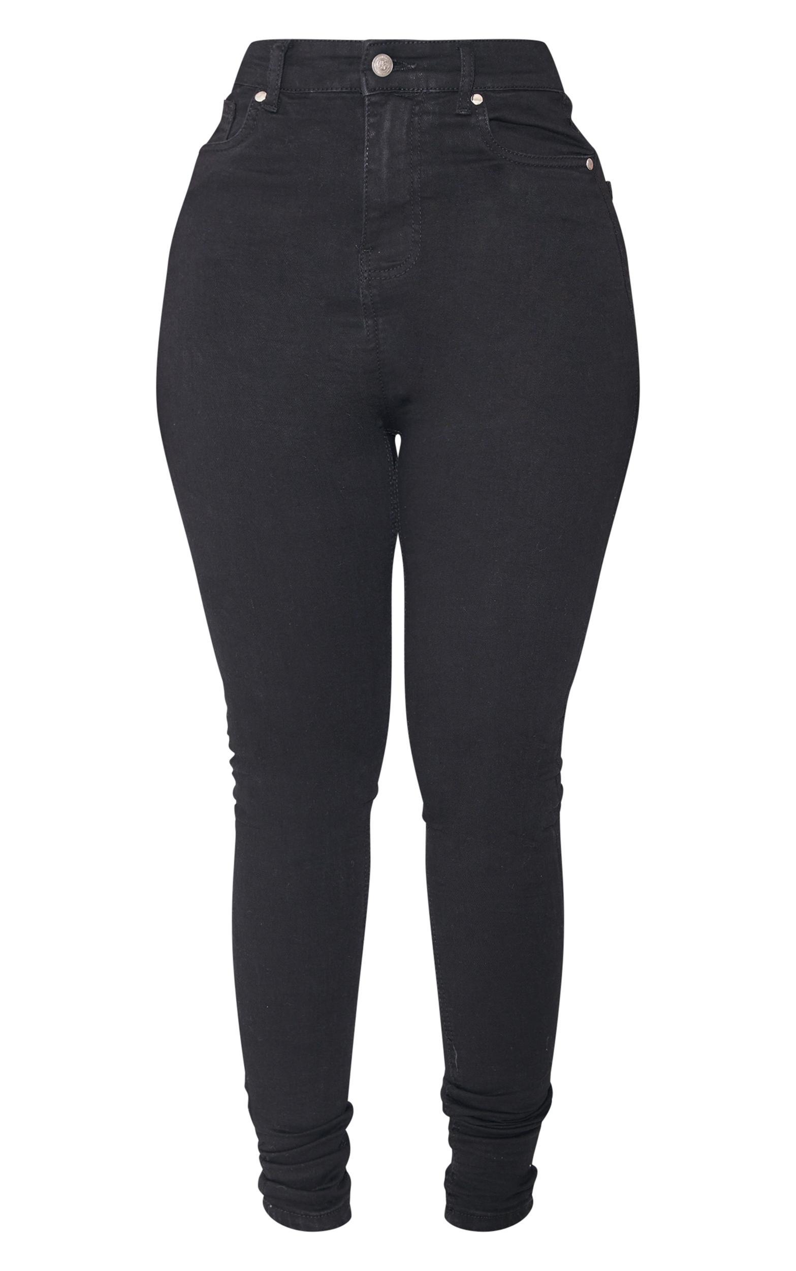 Shape Black Disco Skinny Jeans Product Image