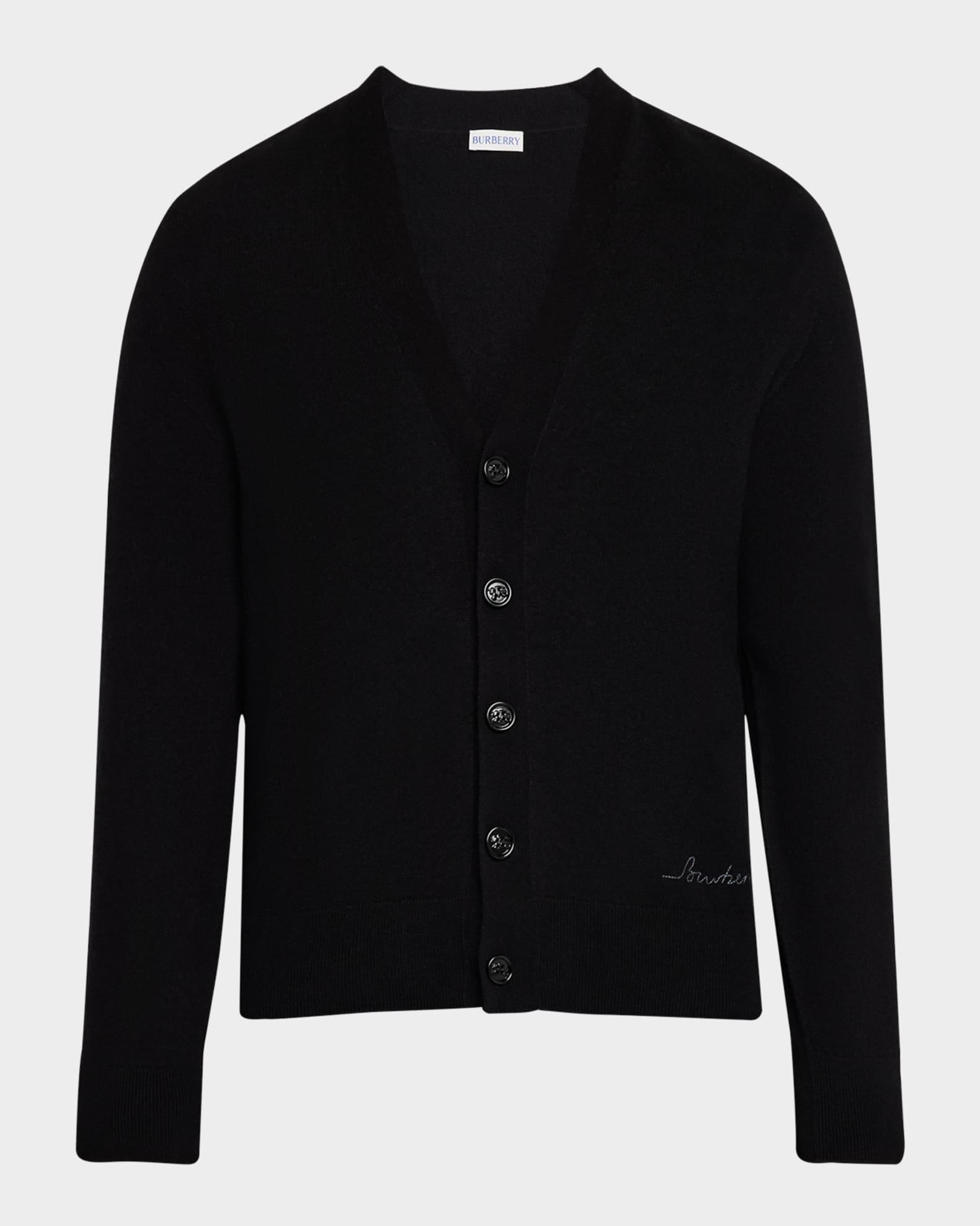 Men's Cashmere Cardigan Sweater Product Image