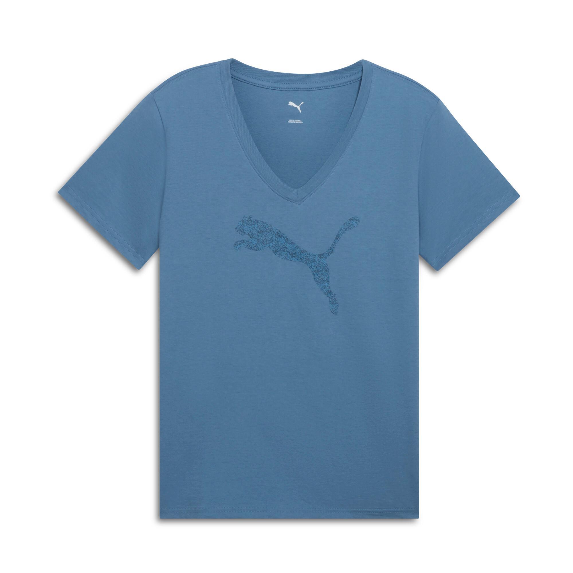 Graphic Pebble V-Neck Tee Women Product Image