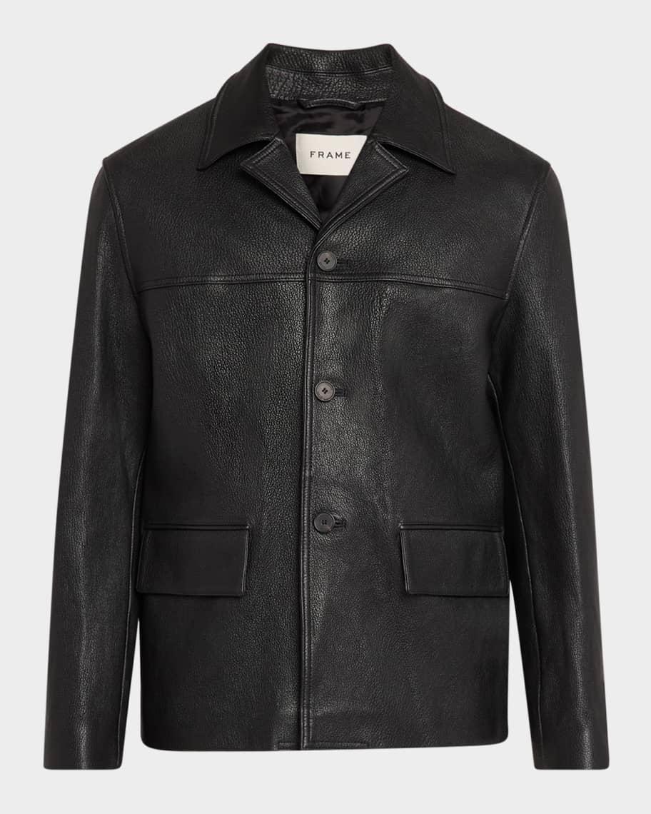 Mens Leather Jacket Product Image