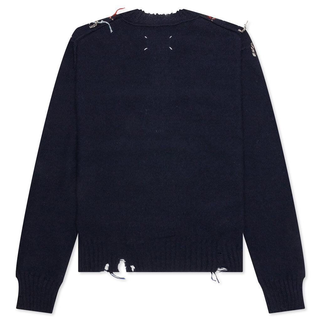 Crewneck - Navy/Grey/Dark Green Male Product Image