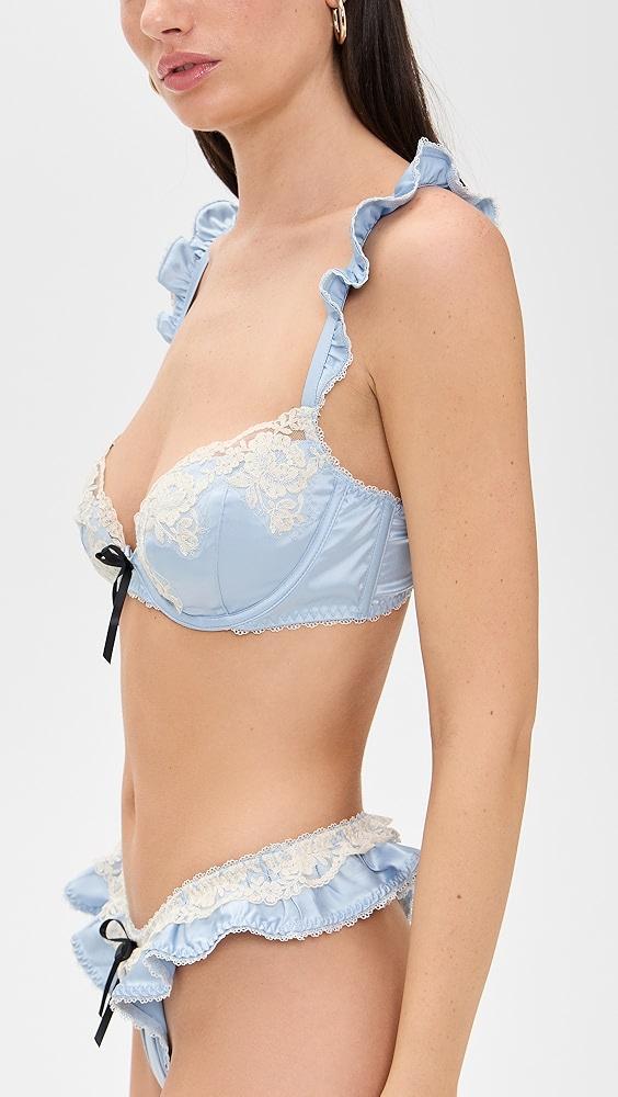 For Love & Lemons Sweetheart Satin Underwire Bra | Shopbop Product Image
