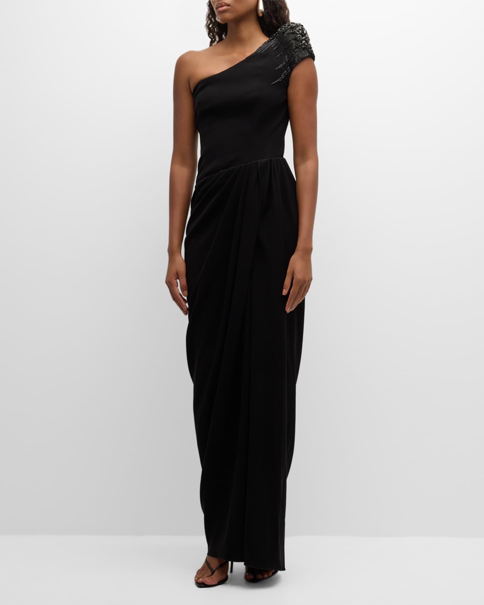 Crystal One-Shoulder Gown Product Image