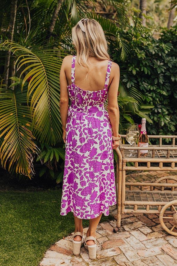 Sandy Silhouette Floral Midi Product Image