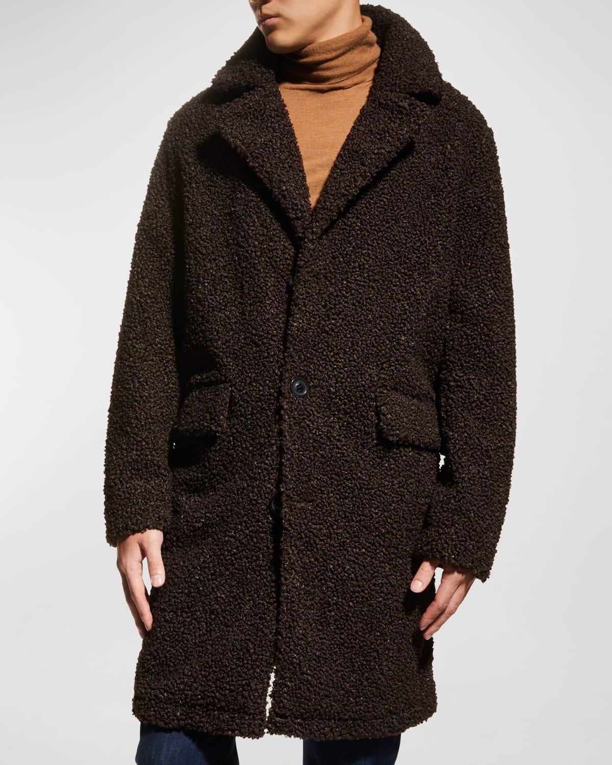 Karl Lagerfeld Paris Fleece Regular Fit Coat Product Image